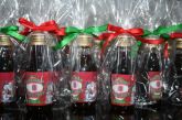 Mini vinho 50 ml garrafinha pet com 2 tacinhas