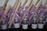Mini aromatizador  saquinho de organza c/ 4 varetas