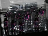 Mini vinho 50 ml garrafinha vidro com 2 tacinhas