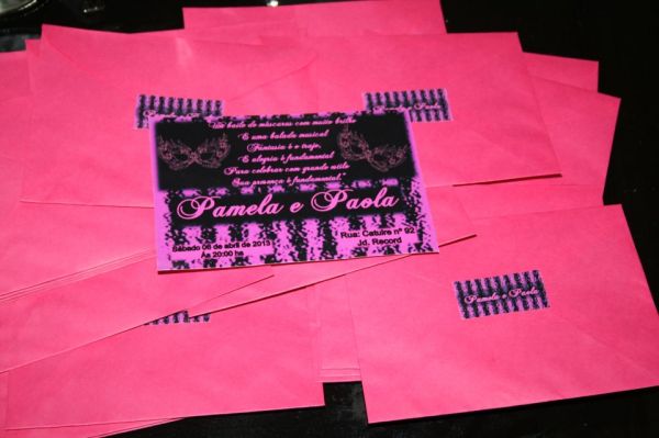 Convite 10x15 - C/ envelope